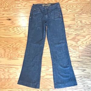 Foxy Indigo Wide Leg Jeans Y2K Hippy Boho